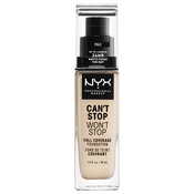 NYX Professional Makeup Cant Stop Wont Stop puder s visokim prekrivanjem nijansa 01 Pale 30 ml