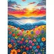 Enjoy - Puzzle Polja sončnega vzhoda - 1 000 kosov