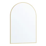 Songmics Stensko ogledalo 91x61 cm zlato