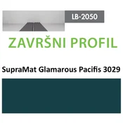 Profil Zidni MDF Završni LB-2050-B SupraMat Glam. Pacific (3029) 2800x133x18mm ( 026-114 )
