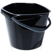 Northix Črno plastično vedro 14 l