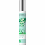 Eveline Cosmetics Organic Aloe roll-on za predel okoli oči z vlažilnim učinkom 15 ml