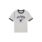 TOMMY HILFIGER Majica PEANUTS mornarska/rumena/siva/bela