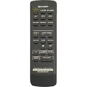 General SHARP RRMCG0318AWSA - remote control duplicate