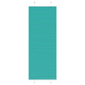 Plisirana zavjesa Petrolej zelena 80x200 cm Širina tkanine 79,4 cm Poliester