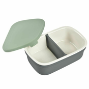 Škatla za malico Ceramic Lunch Box Beaba Mineral Sage keramična sivo-zelena