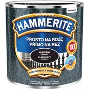 Hammerite barva za kovino Straight to Rust, kladivasto črna, 0,25 l