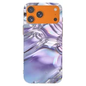 Silikonski prozorni ovitek za Apple iPhone 17 Pro Max - Iridescent bubbles