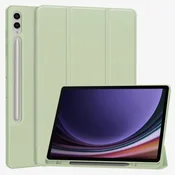 Etui Techsuit Flex Trifold z držalom za pisalo za Tab S10 Plus/Tab S9 Plus/Tab S9 FE Plus - matcha green
