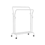Songmics Oblekalna stojala 2 obešalni letvi 1035 cm črna