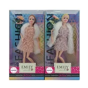 Lutka Emily Modna Klasična z dodatki 30 cm