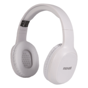 Bluetooth naglavne slušalke Maxell BASS z mikrofonom bele