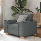 Sofa fotelja tamno siva 100x78x84 cm tkanina
