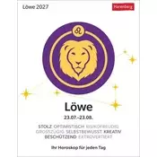 Löwe Sternzeichenkalender 2027 - Tagesabreißkalender - Ihr Horoskop für jeden Tag