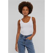 Womens bodysuit Organic Tank white