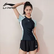 Li-Ning Ženski dvodelni kupaci kostim 0923, Crno-zeleni