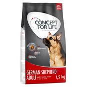 Concept for Life suha pasja hrana 4 x 1 kg / 1,5 kg po posebni ceni! - German Shepherd Adult 6kg (4 x 1,5 kg)
