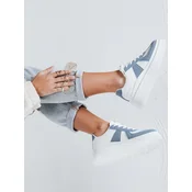 Sneakersy damskie na platformie MODNIKKI białe Dstreet ZY0875