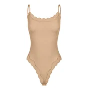 cfab Bodi Bodysuit String mit Lace bež