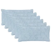 Vidaxl Prevleka za blazino 6 kos HOUTEN Svetlo modra 40 x 70 cm