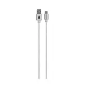 Kabel Spartan Gear – Type C USB 2.0, 2m, bijeli