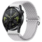 BStrap Elastic Nylon pašček za Xiaomi Amazfit GTR 42mm, pearl white