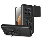 Tech-protect Camshield maska za Xiaomi Redmi Note 15 Pro 5G, crno