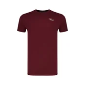 SikSilk Majica Essentials burgund/bela