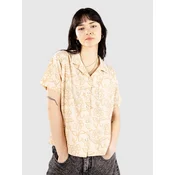 Santa Cruz Delfino Flower Shirt blond wood