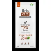 Brit care Hypoallergenic Weight loss Kunec&Riž - 1 kg