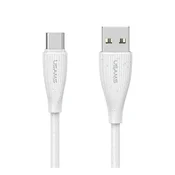 USAMS GREEN SERIES podatkovni kabel USB - Type-C, 100 cm, BIJELI SJ714USB02