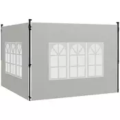 Homestar Komplet stranskih sten Pavilion 293x193 cm bela