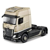 Maisto - Prilagojene naprave-Mercedes-Benz Actros 1851, zlato in črno, 1:64