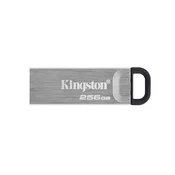 USB disk Kingston 256GB DT Kyson, 3.2 Gen1, 200/60MB/s, kovinski, brez pokrovčka
