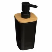 shumee Natureo DOZATOR ZA MILO 200 ml črn POKROV IZ BAMBUSA