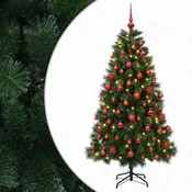 Vidaxl Umetno božično drevesce z bučko 240 cm 300 LED Toplo bela