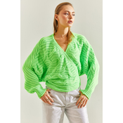 Bianco Lucci Womens Braided Tie Knitwear Cardigan