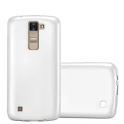 Cadorabo Cadorabo Case, združljiv z LG v kovinsko srebro - zaščitni pokrov iz fleksibilnega silikona TPU, (20586516)