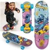 Disney DISNEY Stitch Otroška deskarska deska 42 cm, nedrseča deska, lahka, STABILNA do 20 kg