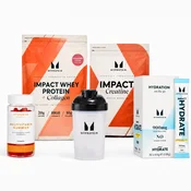 Impact Week Protein Bundle - Lemon & Lime - 30Porcij - Strawberry Cream