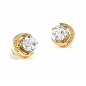 Guess Pozlačeni uhani Moon Phases JUBE01194JWYG