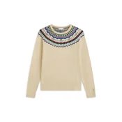 TOMMY HILFIGER Pulover slonovina/modra/zelena/rdeča