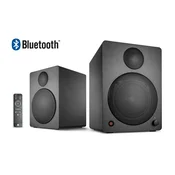 WaveMaster Speaker 2.0 - CUBE NEO Black (50W RMS, Bluetooth, 3,5 mm prikljucak, RCA, Toslink, daljinski upravljac, crna) 66380