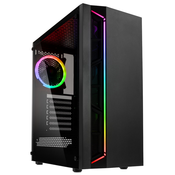 Kućište KOLINK Inspire K7 ARGB, MIDI Tower, E-ATX, RGB, window, crno, bez napajanja