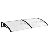 Homestar Nadstrešek za vrata 75x195x23 cm Prozoren