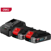 Deli Set baterija + punjac 4Ah EDE-CM20A2E