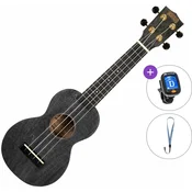 Mahalo MS1TBK Basic SET Transparent Black Soprano ukulele
