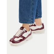 Tommy Hilfiger Superge Modern Runner Shiny Leather FW0FW09413 Bordo rdeča