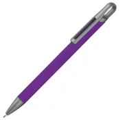 KEMIJSKA SVINČNIK METALNI GUMIRAN NEEDLE POINT KAROLINE MACMA 1444012 VIJOLIČNA