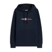TOMMY HILFIGER Majica  mornarska / burgund / bela